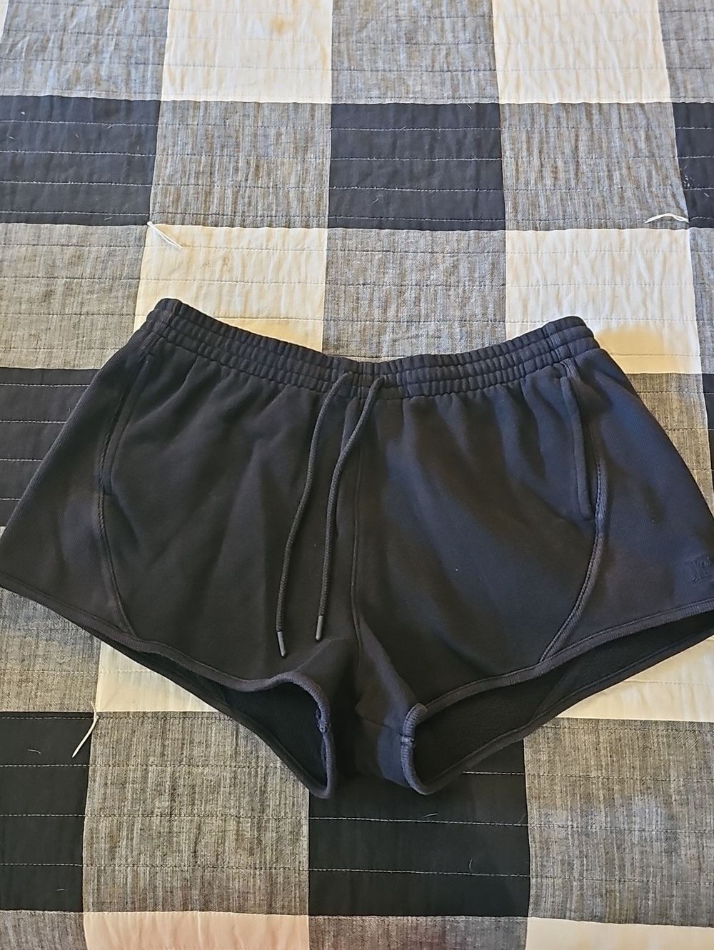 PINK Victoria's Secret Black Athletic Drawstring Shorts